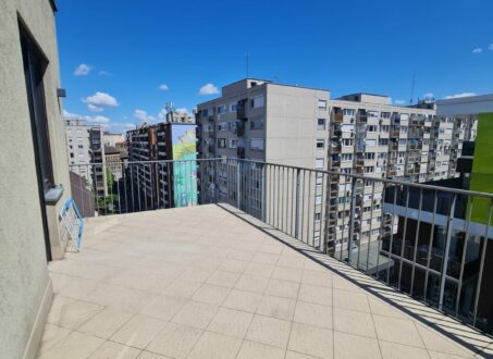 One-bedroom in Corvin Sétány with 2 Balcony