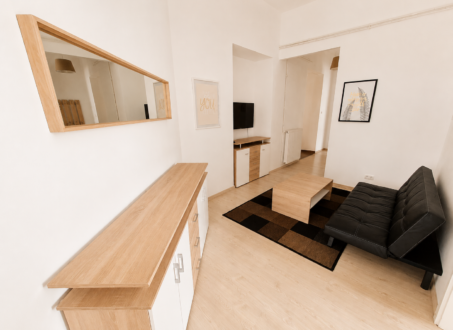 Two-bedroom for rent next to Corvin Pláza