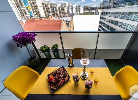 Two-bedroom on Corvin Promenade Átrium Building – from September