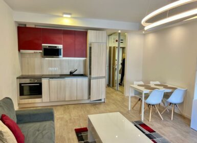 Furnished spacious newly-built studio apartment in Corvin ATRIUM building