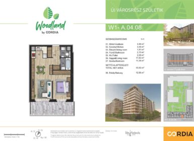 One-bedroom apartment FOR PRE-SALE in Woodland project