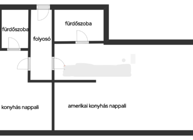 Furnished 2-studio in one apartment FOR SALE in Corvin sétány