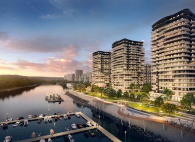 Luxury one-bedroom for pre-sale in Marina City, next to Danube River