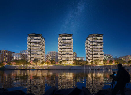 Luxury one-bedroom for pre-sale in Marina City, next to Danube River