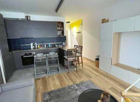 Furnished modern one-bedroom for SALE next to Corvin sétány