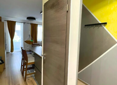 Furnished modern one-bedroom for SALE next to Corvin sétány