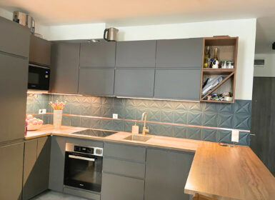 Furnished modern one-bedroom for SALE next to Corvin sétány