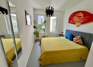 Stylish furnished one-bedroom with storage FOR SALE in Corvin sétány