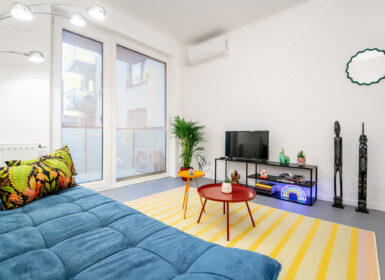 Stylish furnished one-bedroom with storage FOR SALE in Corvin sétány