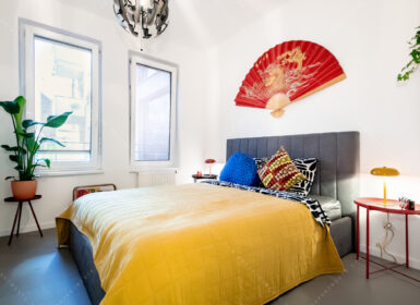 Stylish furnished one-bedroom with storage FOR SALE in Corvin sétány