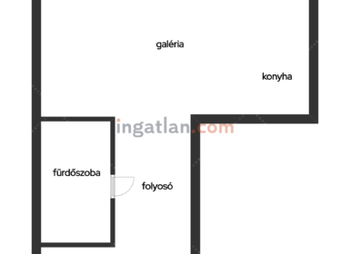 Furnished studio with gallery FOR SALE in Garay tér, close to City park