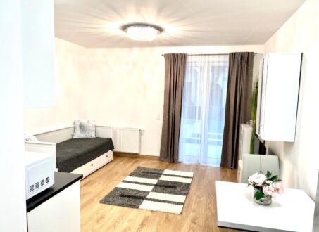 Modern Studio with Garden Access & Terrace – Available from July 4 at Corvin Grand 2