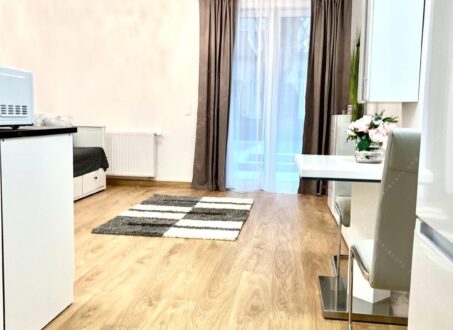 Modern Studio with Garden Access & Terrace – Available from July 4 at Corvin Grand 2