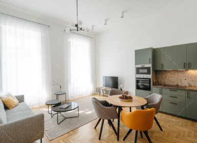 Unique Designer Apartment for Rent Near Erzsébet Square – Heart of Downtown Budapest – From August