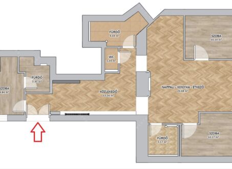 Unique 3 bedrooms + 3 bathrooms in the very center