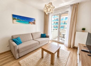 Corvin Promenade, Grand Building – 1 Bedroom Apartment with Balcony for Rent