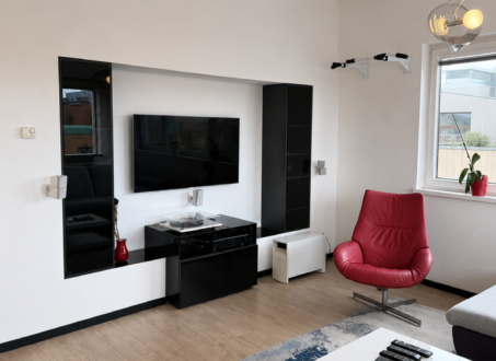 Top floor apartment in Corvin Promenade with walk-in closet