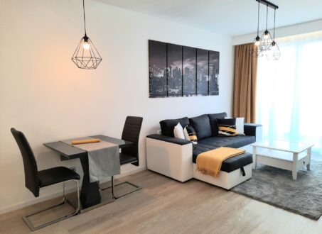 Modern 1-Bedroom Apartment for Rent – Grand Building, Corvin Promenade