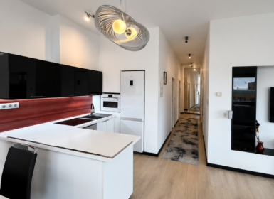 Top floor apartment in Corvin Promenade with walk-in closet