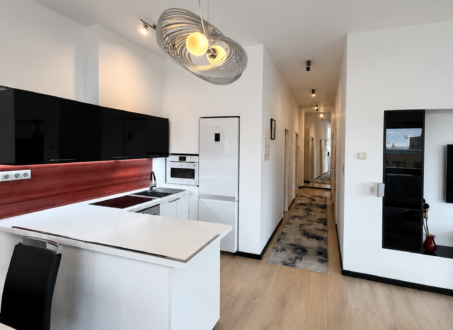 Top floor apartment in Corvin Promenade with walk-in closet