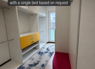 Top floor apartment in Corvin Promenade with walk-in closet