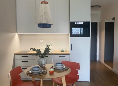 ✨Modern Designer Studio with Terrace for Rent – I6 Residence, Budapest VIII✨