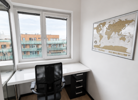 Top floor apartment in Corvin Promenade with walk-in closet