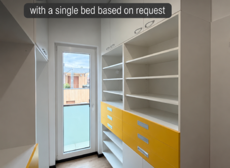 Top floor apartment in Corvin Promenade with walk-in closet