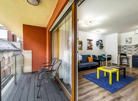 Modern 1-Bedroom Apartment for Rent – Corvin District, Budapest