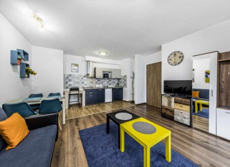 Modern 1-Bedroom Apartment for Rent – Corvin District, Budapest