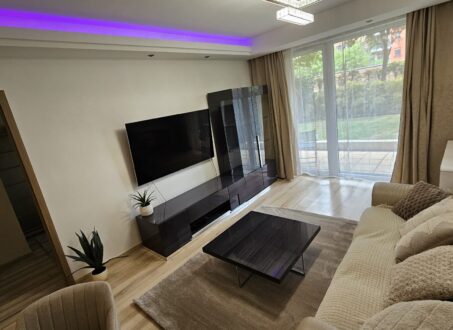 Modern 1-Bedroom Apartment with Garden – Corvin Promenade